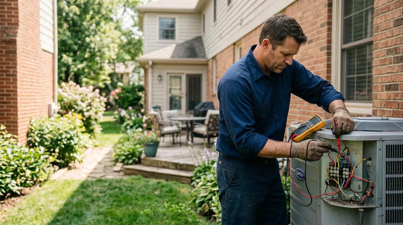 HVAC technician working near Valleyford, WA